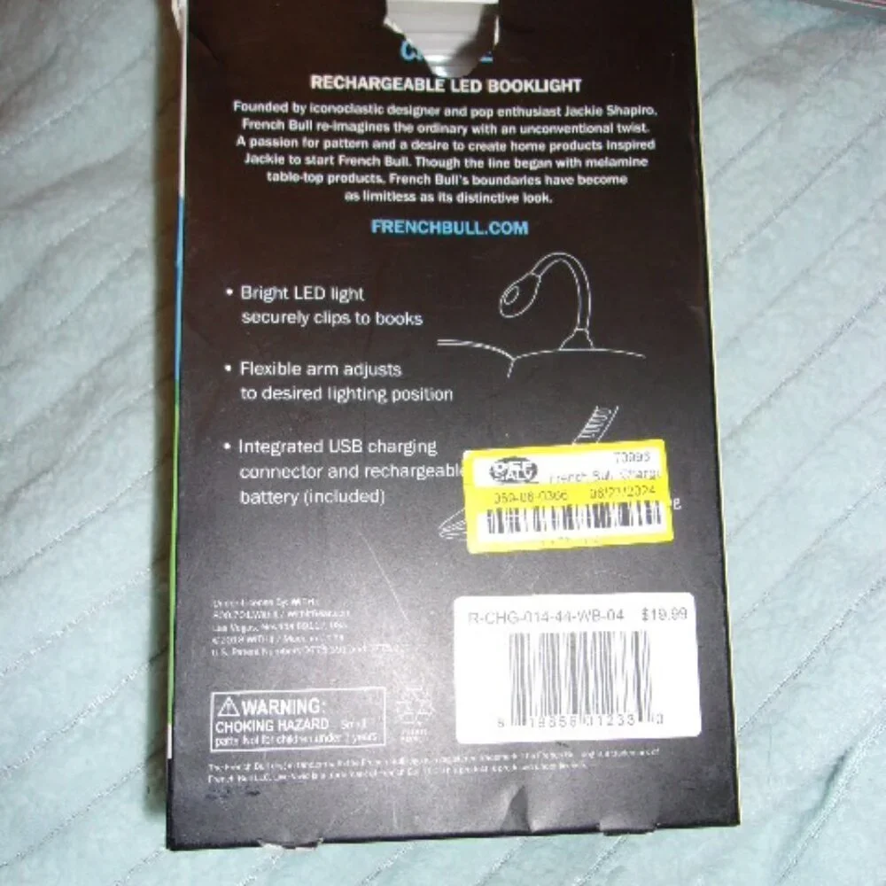 French Bull LED Rechargeable Booklight - Picture 2 of 2